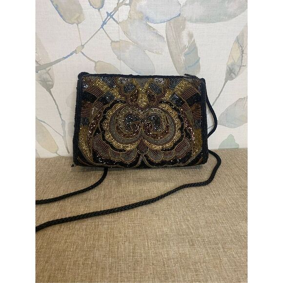 Carla Marchi Handbags - Carla Marchi Vintage Beaded Evening Formal Purse